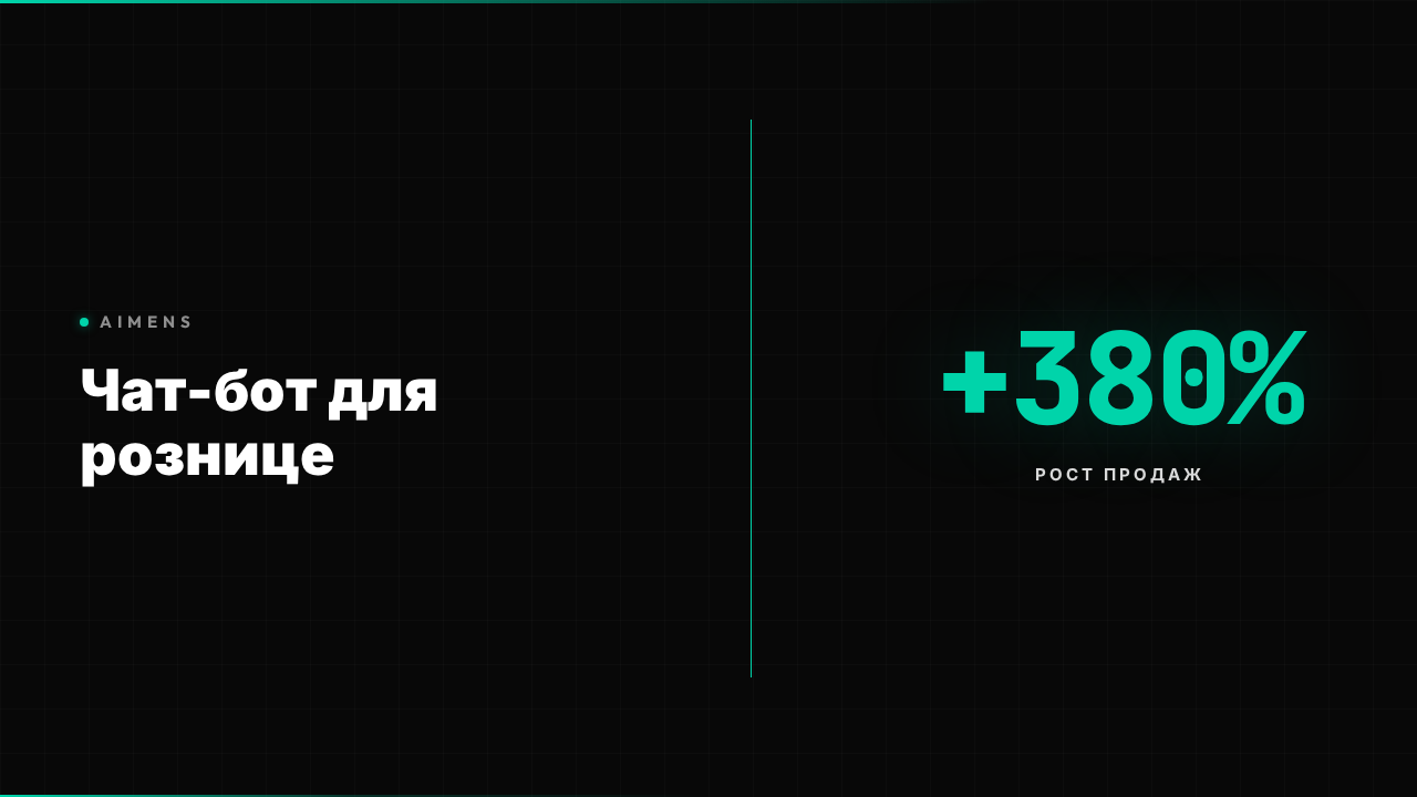 Чат-бот для розничных продаж: ROI +380% в 2026