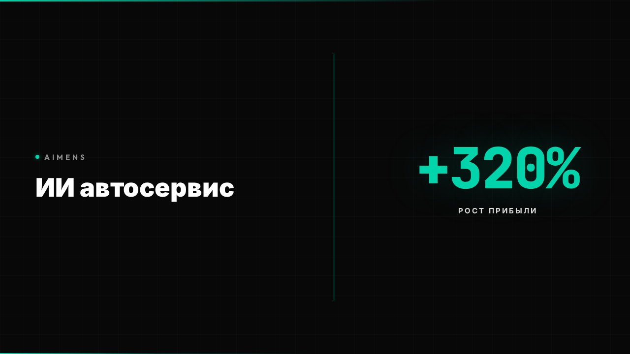 ИИ для автосервиса: автоматизация и ROI +320% в 2026