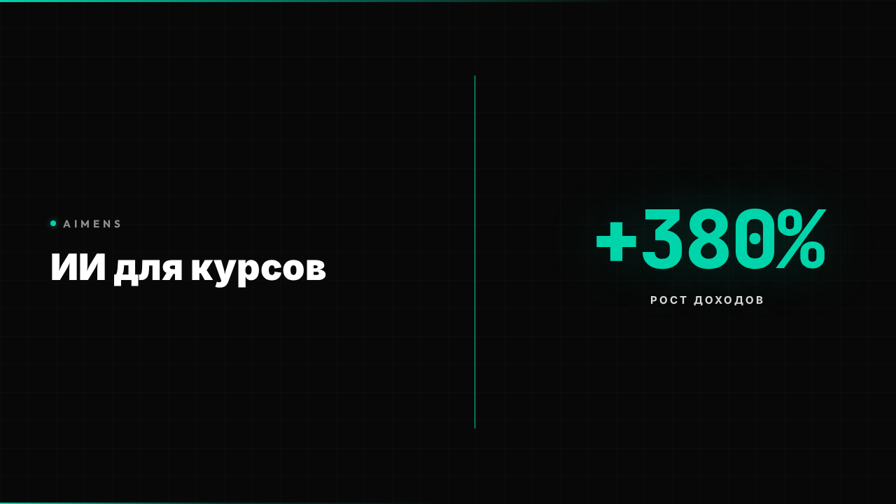 ИИ для курсов: автоматизация обучения и ROI +380% 2026